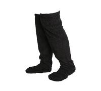 Generisch Calcetines altos hasta la rodilla para mujer, gruesos, a prueba de viento, térmicos de invierno, calcetines largos para disfraz | Para la oficina en casa, la sala de estar, el