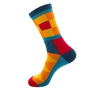 Generisch Calcetines antideslizantes para niña 36, 6 pares de hojas de arce de tenis de mesa para deportes en casa, calcetines casuales de algodón de lana virgen para tejer, E, Talla única