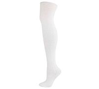 Generisch Calcetines blancos para zapatillas de mujer 35-38 medias de moda para adultos calcetines de punto de color calcetines mujer 39-42 lana, Blanco, Talla única