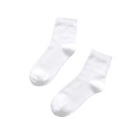 Generisch Calcetines cómodos ocultos que absorben la humedad hasta la pantorrilla, suaves, lisos, con agarre, ideales para el día a día, ajuste perfecto para todos, transpirables y duraderos, Blanco