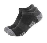 Generisch Calcetines de algodón de goma de comercio exterior grande calcetines deportivos de baloncesto calcetines de primavera e invierno para hombre corto conjunto de calcetines, gris oscuro, XL