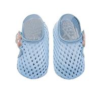 Generisch Calcetines de animales para niños, zapatos descalzos, calcetines antideslizantes para niñas, patrón de malla, zapatos para niños, zapatos intermitentes para niñas, azul claro, 26 EU