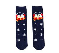 Generisch Calcetines de bebé de Navidad de forro polar cálido para dormir calcetines largos calcetines hasta la rodilla pantuflas calcetín caliente zapatos calcetines bebé calcetines timbre, F, talla
