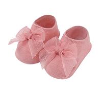 Generisch Calcetines de bebé para niños pequeños con suela suave niña princesa calcetines de suelo como zapatillas de repuesto calcetines transpirables para interiores, Rosa., S Infant