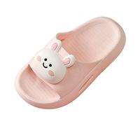 Generisch Calcetines de casa con suela zapatillas de hombre suela suave en cómodas sandalias para niñas en casa zapatos para aprender a andar niñas invierno, Rosa., 31 EU