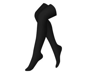 Generisch Calcetines de compresión para hombre y mujer, con un suave curso de presión, material transpirable y duradero, Negro , talla única