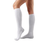 Generisch Calcetines de compresión para mujer, largos, transpirables, suaves, monocolor, calcetines de compresión, calcetines de compresión hasta la rodilla para deportes, correr, viajes en avión