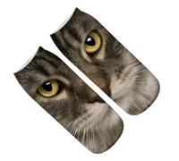 Generisch Calcetines de gato para mujeres, accesorios de que absorben la humedad | Lindos calcetines con diseño de animales | Para madres, niñas, novias, esposas, familias y amigos, Gato