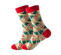Generisch Calcetines de Navidad para mujer Calcetines impresos Regalos Algodón Calcetines largos divertidos para mujer Novedad Calcetines divertidos divertidos calcetines divertidos calcetines