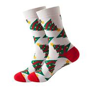 Generisch Calcetines de Navidad para mujer Calcetines impresos Regalos Algodón Calcetines largos divertidos para mujer Novedad Calcetines divertidos divertidos calcetines divertidos calcetines