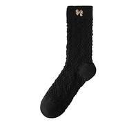 Generisch Calcetines de perro salchicha calcetines de algodón calcetines de algodón patrón de animales lindos japoneses todos a juego calcetines casuales Hallux Valgus Socks, Negro , Talla única