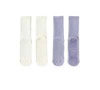 Generisch Calcetines de pilates para mujer con puntos antideslizantes, calcetines de yoga para entrenamiento, barre y pilates, F, 32