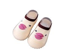 Generisch Calcetines de suelo para niños pequeños de invierno para niños y niñas, con suela antideslizante, diseño de pato adorable para un agarre seguro y una comodidad óptima, c, 22.5 EU