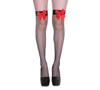 Generisch Calcetines modernos de thigh stockings Strawberry Bowknot Stripes Over Knee Sock Long Socks Festival Tights Long Stocking Strapsen Medias Costuras, c, Talla única