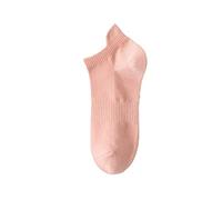Generisch Calcetines mullidos para mujer, 43 tobillos, calcetines de algodón fino para mujer, corte bajo, no muestran calcetines con tacón, lana de punto para calcetines, Rosa., Talla única
