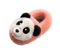 Generisch Calcetines para pantuflas de bebé con memoria cómodas zapatillas calientes para pantuflas lavables, Rojo sandía, 32 EU