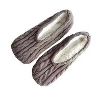 Generisch Calcetines para zapatillas de estar por casa para mujer con suaves calcetines de pantuflas para mujer con parte inferior antideslizante, cómodos y cálidos guantes y calcetines atrevidos, b