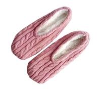 Generisch Calcetines para zapatillas de estar por casa para mujer con suaves calcetines de pantuflas para mujer con parte inferior antideslizante, cómodos y cálidos guantes y calcetines atrevidos, D