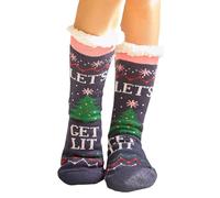 Generisch Calcetines Ringelsocken Herren 43 46 Socks Moon Children's Plush Coral Velvet Socks Home Sleep Socken Carpet Socken Leg Cover Strümpfe Zuckerstange, azul, Talla única