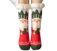 Generisch Calcetines Ringelsocken Herren 43 46 Socks Moon Children's Plush Coral Velvet Socks Home Sleep Socken Carpet Socken Leg Cover Strümpfe Zuckerstange, verde menta, Talla única