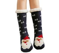 Generisch Calcetines Ringelsocken Herren 43 46 Socks Moon Children's Plush Coral Velvet Socks Home Sleep Socken Carpet Socken Leg Cover Strümpfe Zuckerstange, marine, Talla única
