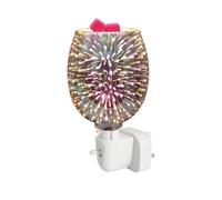 Generisch Calentador de velas, temporizador con brillo ajustable, quemador eléctrico con luz, para dormitorio, salón, dormitorio, apartamento, baño, hotel, centro de spa