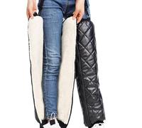 Generisch Calentadores de piernas - Rodilleras protectoras para automovilistas - para automovilismo, esquí, ciclismo, deportes al aire libre, invierno, ciclismo