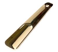 Generisch Calzador de acero inoxidable Mini - Metal engrosado, tamaño de viaje, robusto, calzador creativo | ayudante para zapatos para mujer, hombre y niño, dorado, Ver descripción