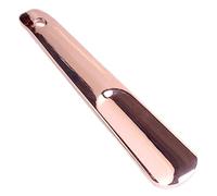 Generisch Calzador de acero inoxidable Mini - Metal engrosado, tamaño de viaje, robusto, calzador creativo | ayudante para zapatos para mujer, hombre y niño, rose gold, Ver descripción