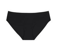 Generisch Calzoncillo de mujer de gran tamaño de cintura baja sin costuras seda de hielo puro algodón para lo último, Negro , XL