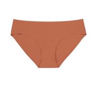 Generisch Calzoncillo de mujer de gran tamaño de cintura baja sin costuras seda de hielo puro algodón para lo último, marrón, S