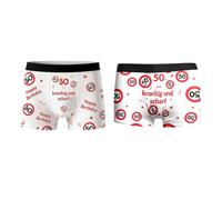 Generisch Calzoncillos bóxer para hombre, divertidos letreros de tráfico y refranes, regalos de cumpleaños para hombres, 18, 30, 40, 50, 60, regalo para cumpleaños, hombre, regalos divertidos para