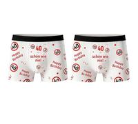 Generisch Calzoncillos bóxer para hombre, divertidos letreros de tráfico y refranes, regalos de cumpleaños para hombres, 18, 30, 40, 50, 60, regalo para cumpleaños, hombre, regalos divertidos para