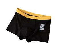 Generisch Calzoncillos bóxer para hombre, ropa interior de algodón, pantalones cortos deportivos para hombre, sin costuras, pantalones cortos retro de invierno, ropa interior transpirable