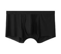 Generisch Calzoncillos para hombre y hombre, calzoncillos tipo bóxer, calzoncillos tipo bóxer para hombre, ropa interior de seda de hielo, ropa interior plana de esquina, delgada, transpirable