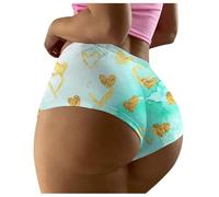 Generisch Calzoncillos sin costuras para mujer con cintura baja para un ajuste elegante y seductor, Azul claro n.º 2., 3XL