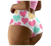 Generisch Calzoncillos sin costuras para mujer con cintura baja para un ajuste elegante y seductor, Blanco n.º 3., XXL