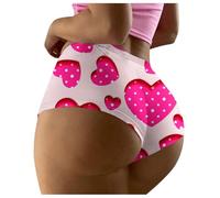 Generisch Calzoncillos sin costuras para mujer con cintura baja para un ajuste elegante y seductor, Hot Pink #2, L