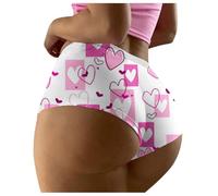 Generisch Calzoncillos sin costuras para mujer con cintura baja para un ajuste elegante y seductor, Rosa n.º 6., XL