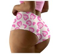 Generisch Calzoncillos sin costuras para mujer con cintura baja para una feminidad seductora definitiva, Rosa intenso., XXL