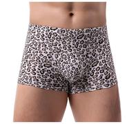 Generisch Calzoncillos tipo bóxer de malla para hombre, pantalones cortos retro transparentes, transpirables, ropa interior erótica, ropa interior erótica, lencería de verano, calzoncillos sexy y