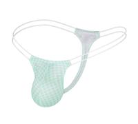 Generisch Calzoncillos tipo bóxer para hombre 2026 Los calzoncillos tanga con cordón para niños son seductores, Verde claro., XL