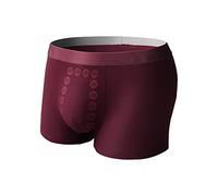 Generisch Calzoncillos tipo bóxer para hombre, transpirables, retro, campo energético, terapia, para hombre, magnéticos, calzoncillos con terapia magnética, pantalones energéticos, c, 4XL