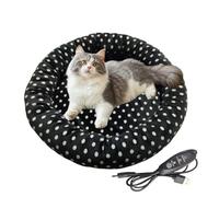Generisch Cama calefactable para Gatos, cojín térmico USB con 3 ajustes de Temperatura, de Dormir cálido en Interiores, para Perros y Gatos y Cachorros para Exterior Interior en Invierno para