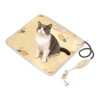 Generisch Cama climatizada para Gatos | Estera térmica de Temperatura Ajustable - Almohadilla térmica para Interior - para Cachorros y Animales pequeños para sofá, Invierno, Camping, casa y