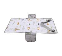 Generisch Cama de avión para niños pequeños, 76 cm, 2 en 1, elevador de asiento de avión con reposapiés, cama de viaje portátil de poliéster Oxford, soporte integrado, asiento infantil multifuncional