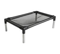 Generisch Cama elevada para perros | Tumbona de camping lavable de malla transpirable, para camping, viajes, coche, balcón, jardín, terraza, suelo, lado de la cama, dormir, entrenamiento