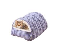 Generisch Cama para gatos, lavable a máquina de animales, 11,81 x 11,81 x 7,87 pulgadas, cama para gatos de interior para mascotas para camas pequeñas, medianas y grandes, para sala de estar, patio y
