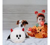 Generisch Cama para muñecas de doble litera, dibujos animados, Halloween, murciélagos, calabaza, juguete de peluche, muñeca para vacaciones, idea única, diseño limitado, Halloween, muñeco de cochecito
