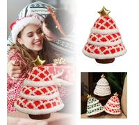 Generisch Cama para muñecas de doble litera, juguetes de Navidad, muñecos de Navidad, árbol de Navidad, salón, dormitorio, decoración, adornos, muñecos de Navidad, ropa para muñecas, 43 cm (A, 25 cm)